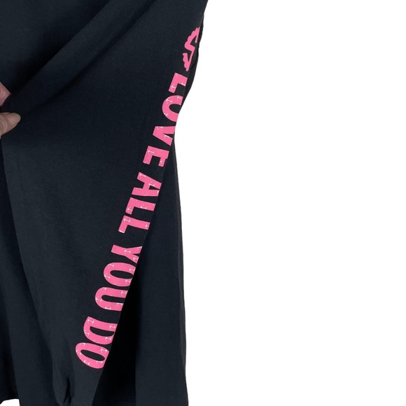 Simply Southern Collection Black Long Sleeve 100% Cotton T Shirt w/Turtle Small - Picture 5 of 8